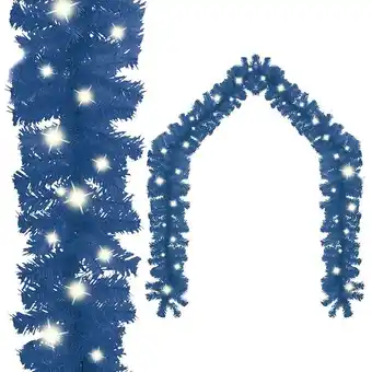 Bricorama Vidaxl guirlande de noël avec lumières led 10 m bleu offre