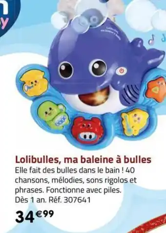 Lolibulles, ma baleine à bulles