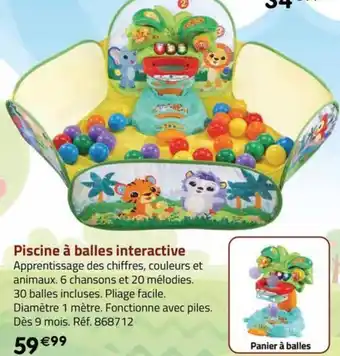 La Grande Récré Piscine à balles interactive offre