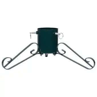 Vidaxl support de sapin de noël vert 58x58x21 cm