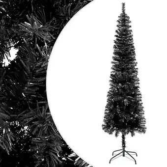 Bricorama Vidaxl sapin de noël étroit noir 180 cm offre