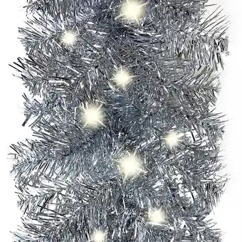 Bricorama Vidaxl guirlande de noël avec lumières led 20 m argenté offre