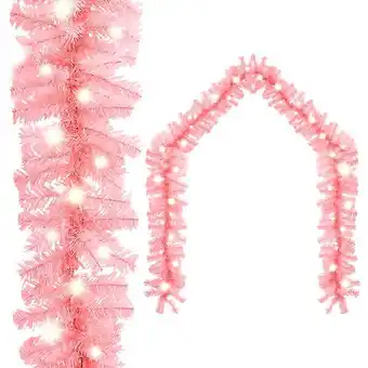 Bricorama Vidaxl guirlande de noël avec lumières led 20 m rose offre
