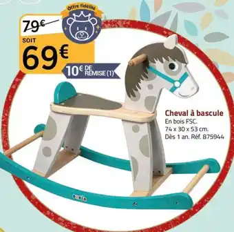 La Grande Récré Cheval à bascule offre