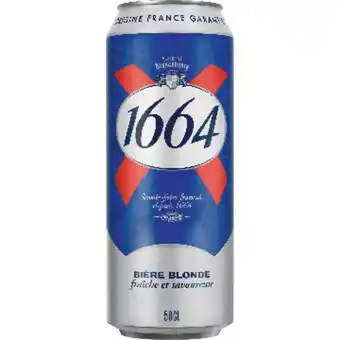 Auchan Bière blonde 1664 offre