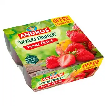 Auchan Dessert fruitier andros offre
