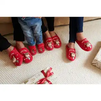 Auchan Chausson bébé, mule enfant ou adulte inextenso offre