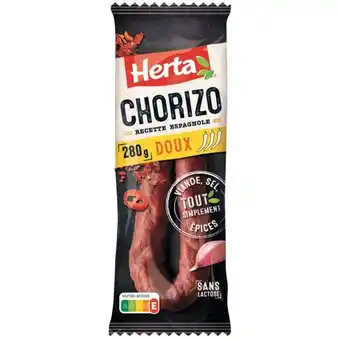 Auchan Chorizo doux herta offre