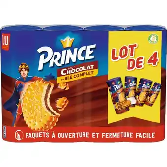 Auchan Prince au chocolat au lait lu offre