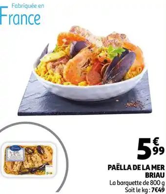 Auchan Paëlla De La Mer Briau offre