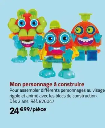 Mon personnage à construire