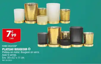 ALDI Home creation plateau bougeoir offre