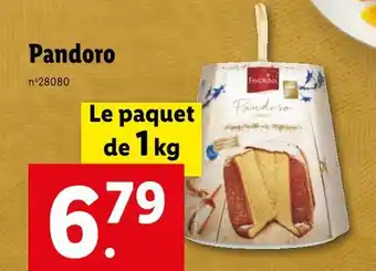 Lidl Favorina pandoro offre