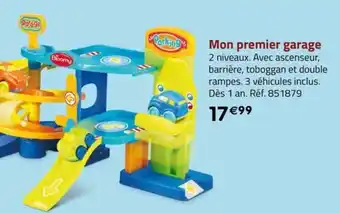 La Grande Récré Mon premier garage offre