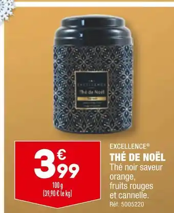 ALDI Excellence thé de noël offre