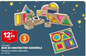 ALDI Playland bloc de construction sensoriels offre