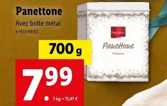 Lidl Favorina panettone offre