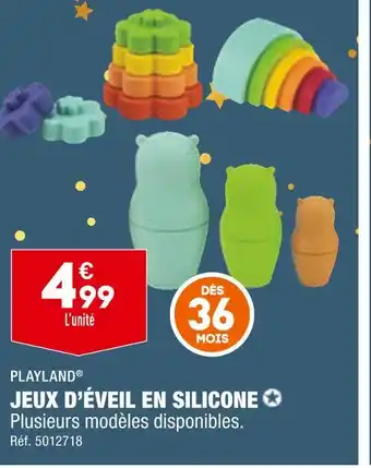 ALDI Playland jeux d’éveil en silicone offre