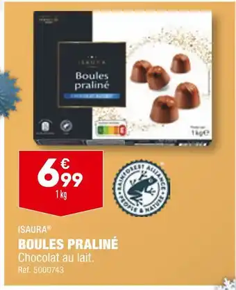 ALDI Isaura boules praliné offre
