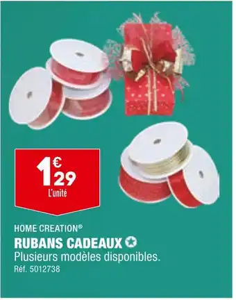 ALDI Home creation rubans cadeaux offre