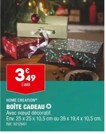 ALDI Home creation boîte cadeau offre