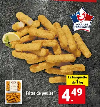 Lidl L'étal du boucher frites de poulet offre