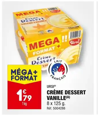 ALDI Ursi crème dessert vanille offre