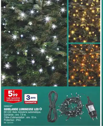 ALDI Casalux guirlande lumineuse led offre