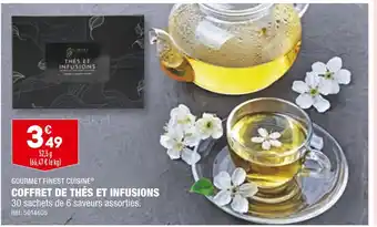 ALDI Gourmet finest cuisine coffret de thés et infusions offre