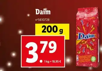 Lidl Daim daim offre