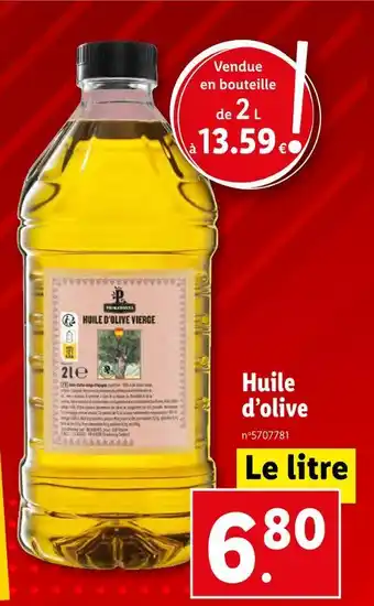 Lidl Primadonna huile d’olive offre
