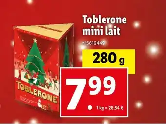 Toblerone toblerone mini lait