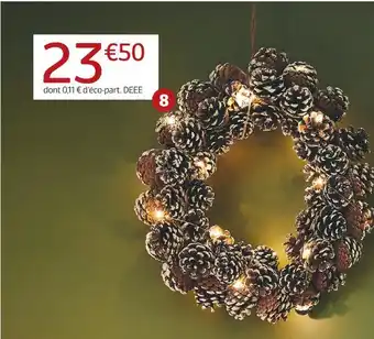Jardiland Couronne lumineuse offre