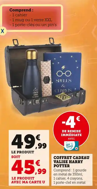 Hyper U Harry potter coffret cadeau valise offre
