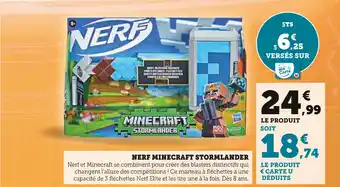 Hyper U Nerf minecraft stormlander offre