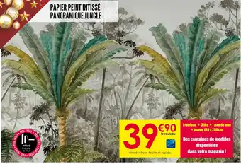 Décor Discount Papier peint intissé panoramique jungle offre