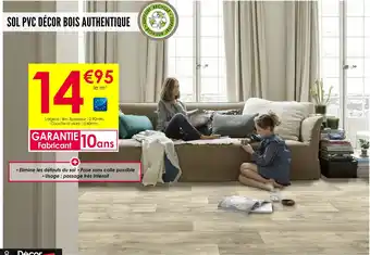 Décor Discount Sol pvc décor bois authentique offre