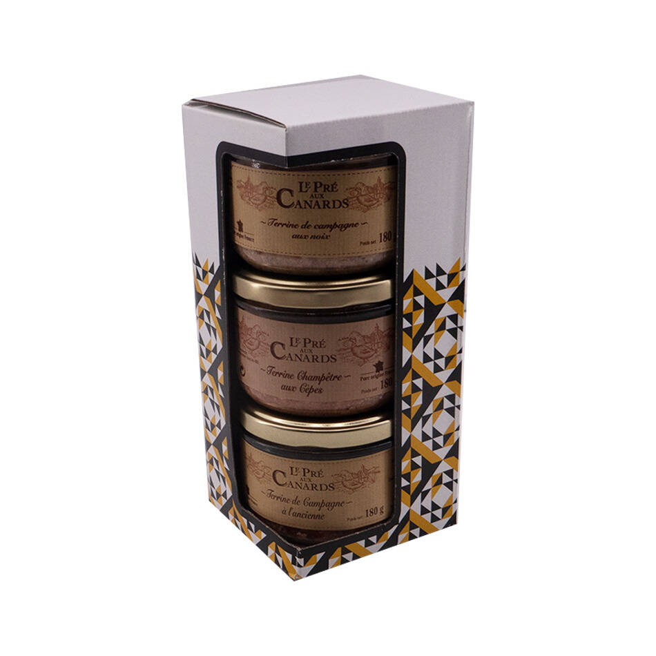 Promo Écrin 3 terrines le pré aux canards chez Gamm vert