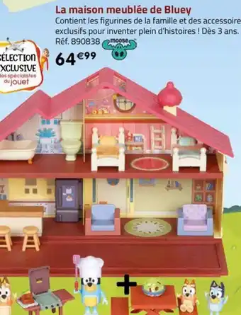 La Grande Récré La maison meublée de Bluey offre