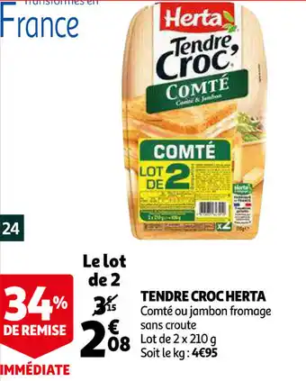 Auchan Tendre Croc Herta offre