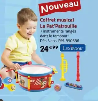La Grande Récré Coffret musical La Pat'Patrouille offre