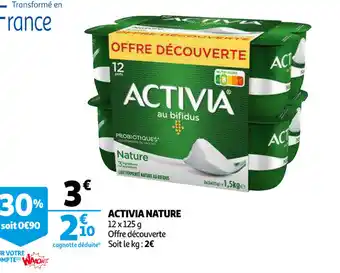 Auchan Activia Nature offre