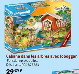 La Grande Récré Cabane dans les arbres avec toboggan offre