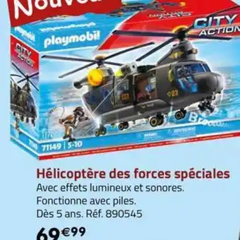 La Grande Récré Hélicoptère des forces spéciales offre