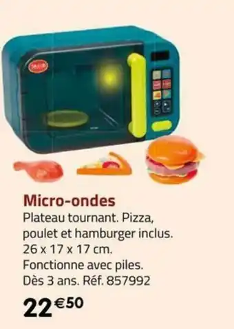 La Grande Récré Micro-ondes offre