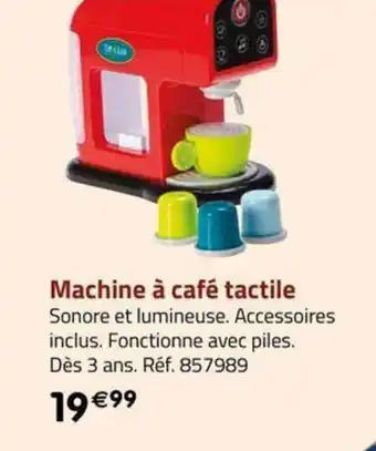 La Grande Récré Machine à café tactile offre