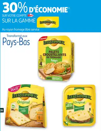 Auchan La Gamme Leerdammer offre