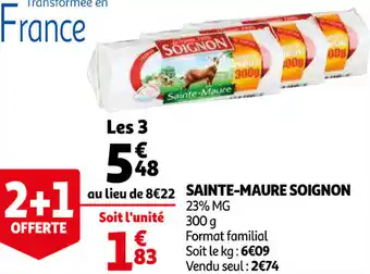 Auchan Sainte-maure Soignon offre