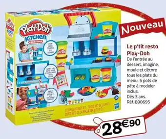Le p'tit resto Play-Doh
