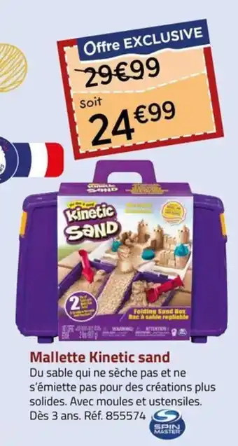 La Grande Récré Mallette Kinetic sand offre